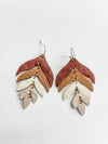 Toshica Faux Leather Earrings