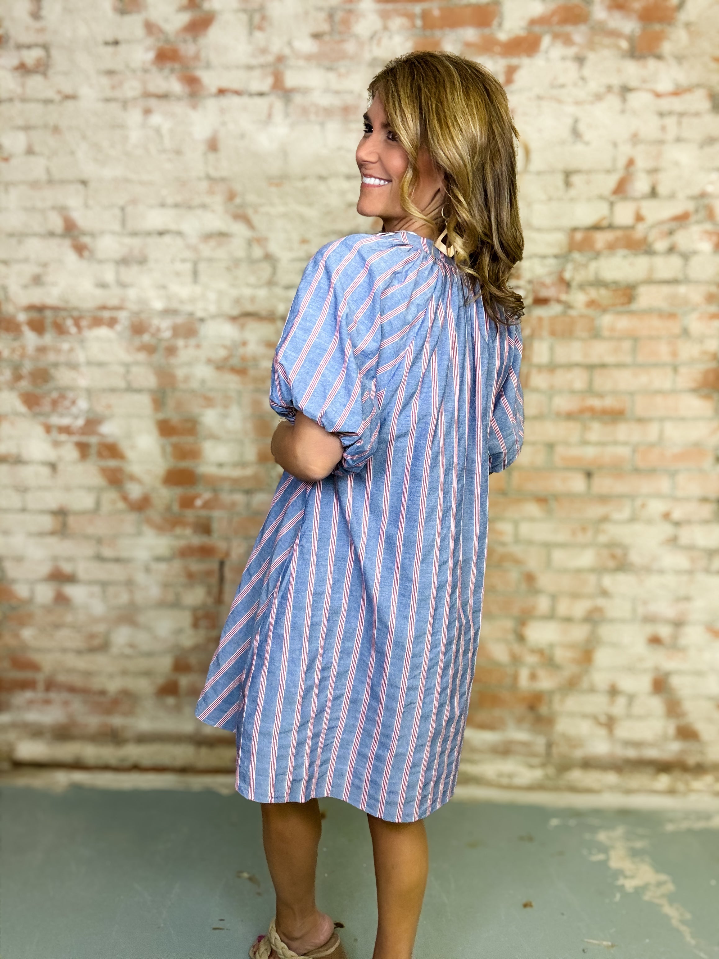 Kamila Striped Dress