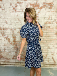 Kristian Embroidered Shirt Dress