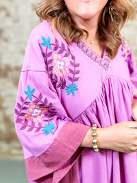 Ayla Boho Embroidered Dress