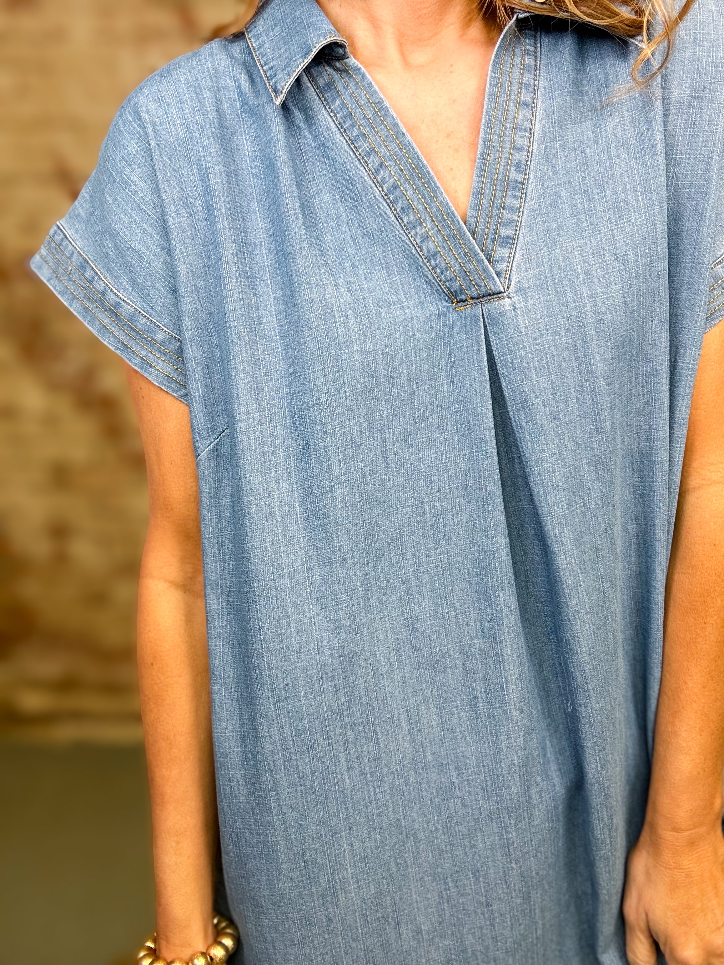 Kamryn Denim Midi Dress