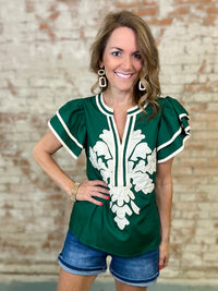 Nichole Applique Top