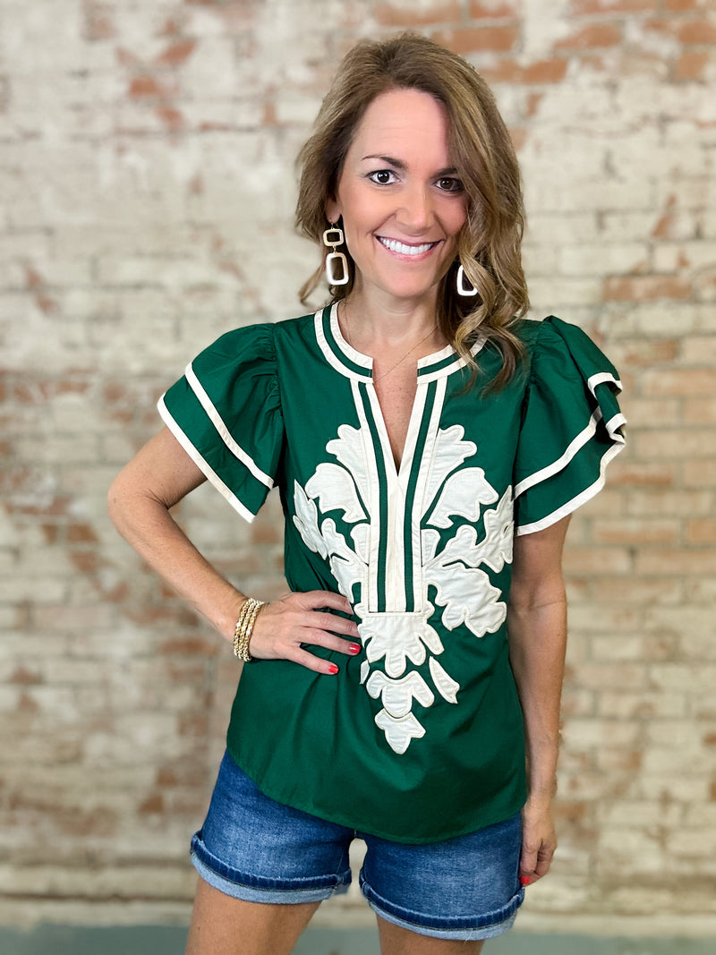 Nichole Applique Top