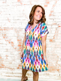 THML Sheila Patterned Dress