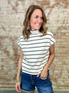 Bridgette Stripe Jersey Top