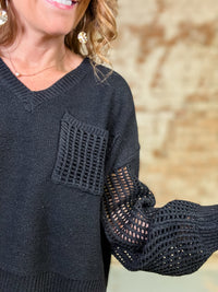 Petra Long Sleeve Sweater Top