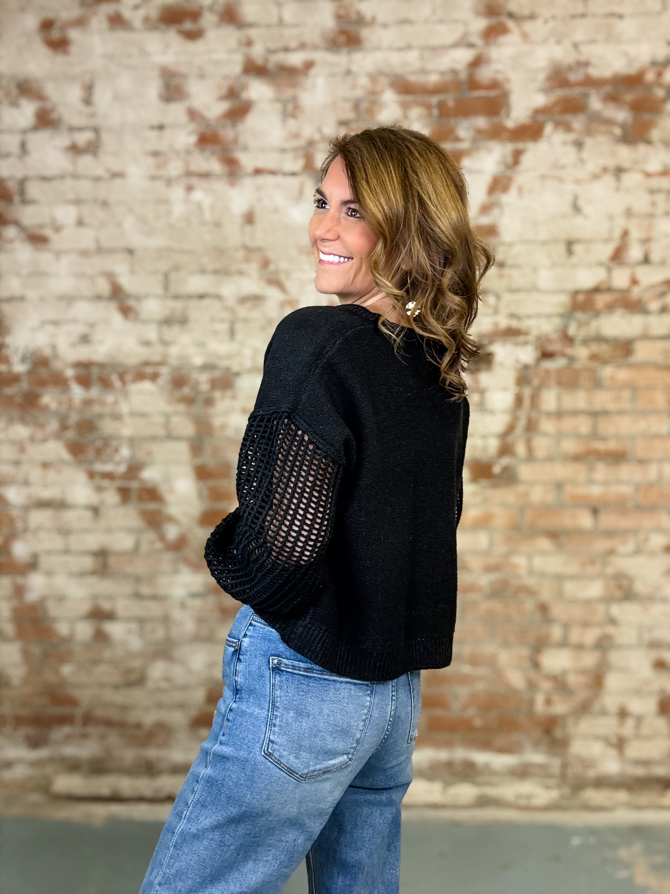 Petra Long Sleeve Sweater Top