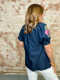 Shanna Denim Top