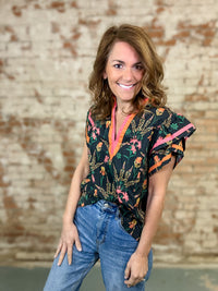 Terah Floral Print Top