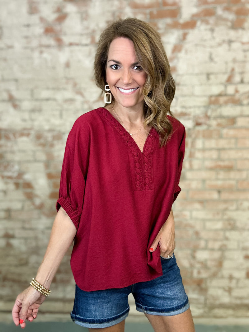 Leighann Braid Detail Top