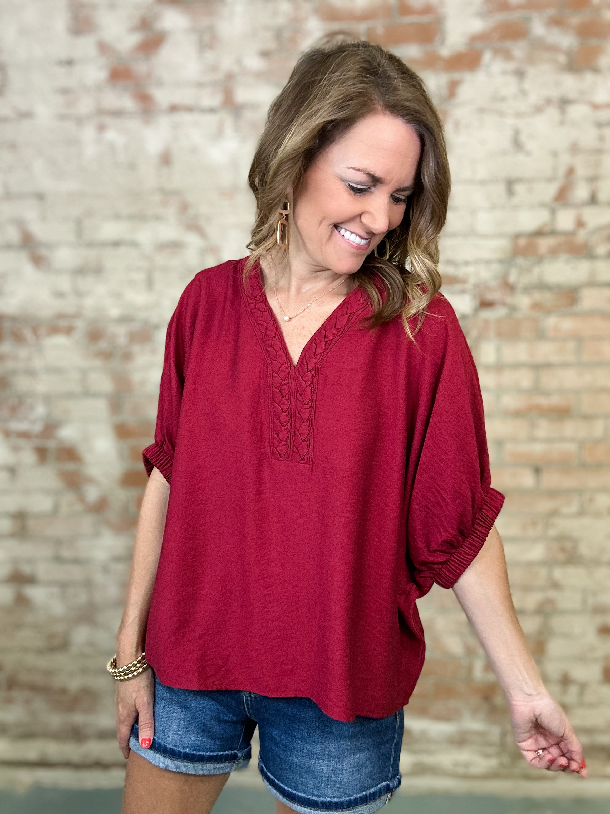 Leighann Braid Detail Top