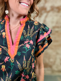 Terah Floral Print Top