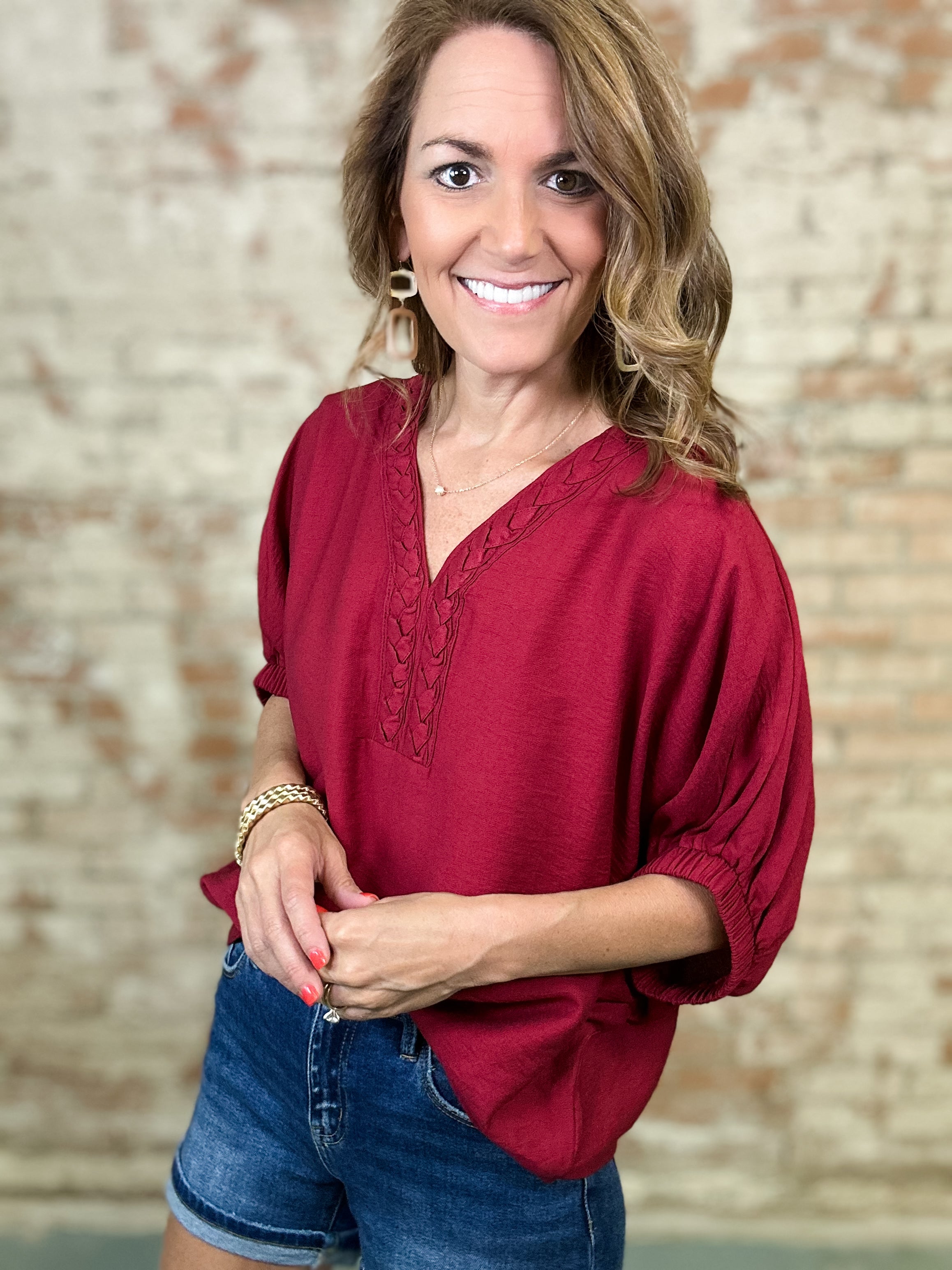 Leighann Braid Detail Top