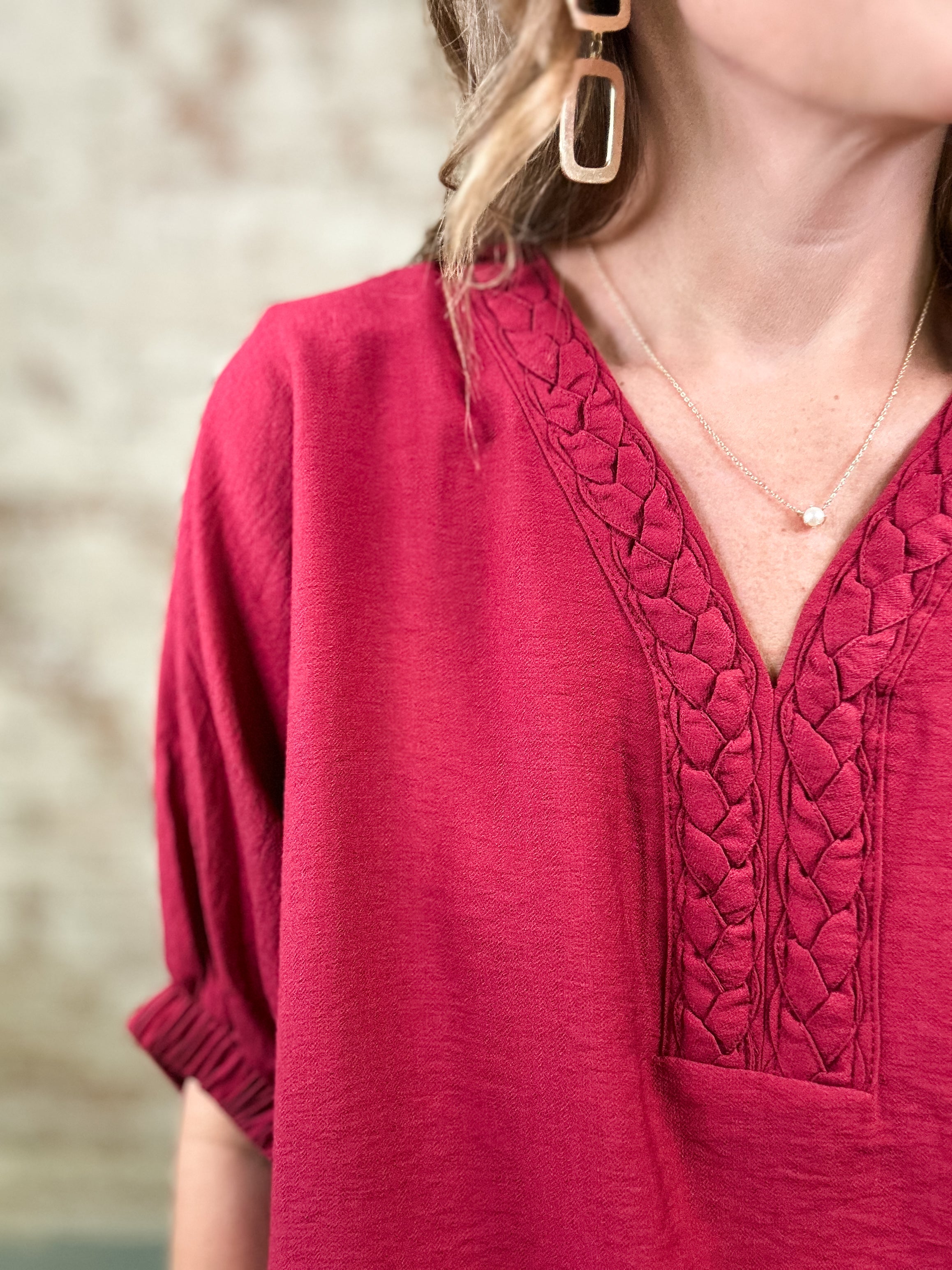 Leighann Braid Detail Top