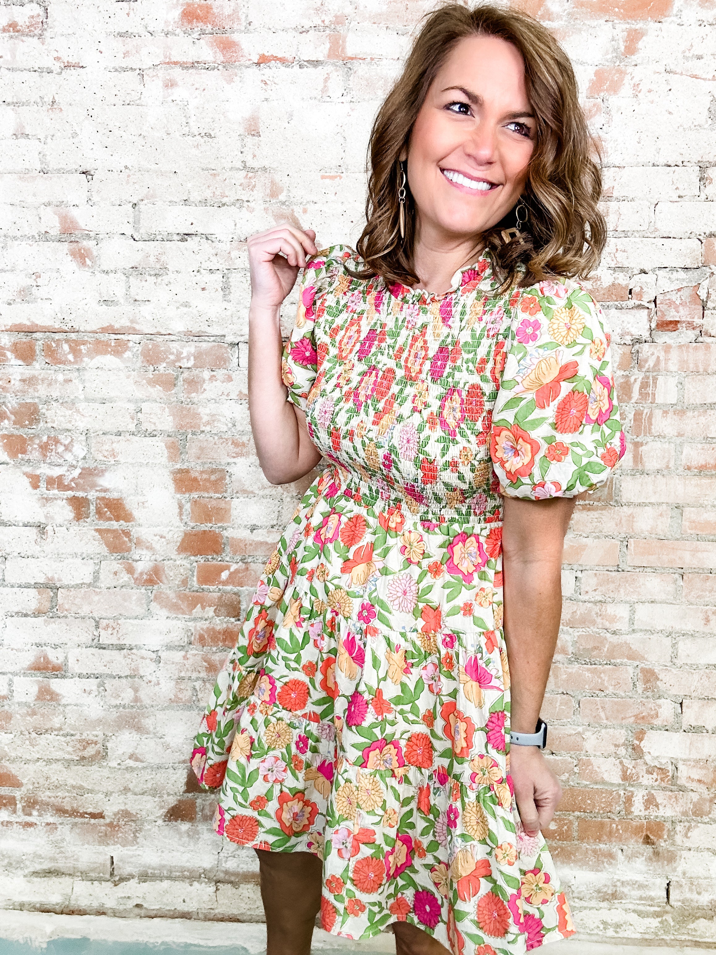 THML Caramie Floral Dress FINAL SALE abeccagrace THML Caramie Floral Dress FINAL SALE abeccagrace