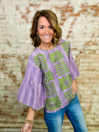 Ivy Jane Elena Embroidered Top