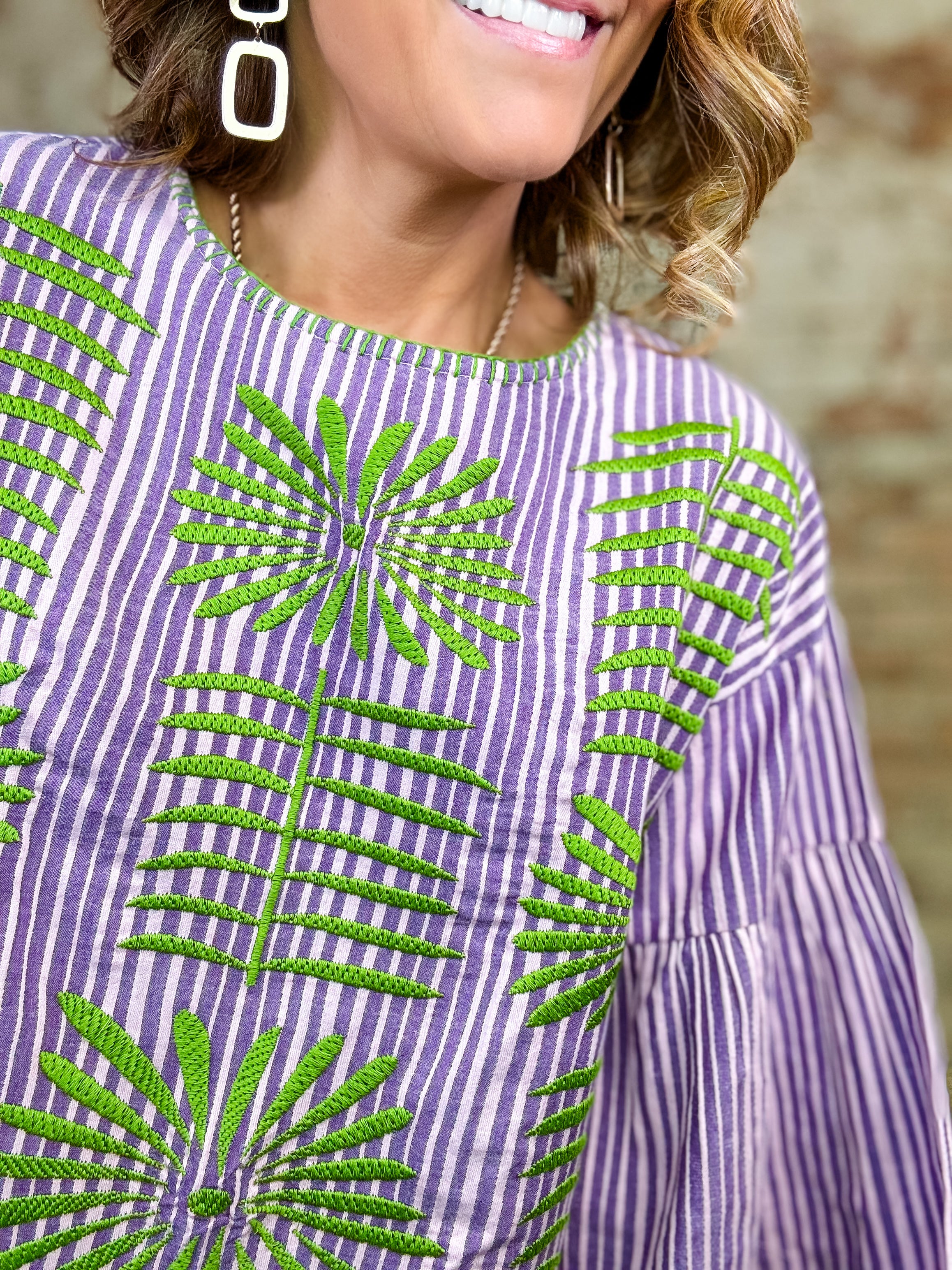 Ivy Jane Elena Embroidered Top