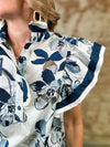 Garen Floral Ruffle Top