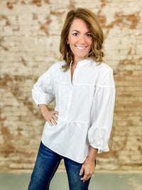 Kinley Ruffled Tier Top