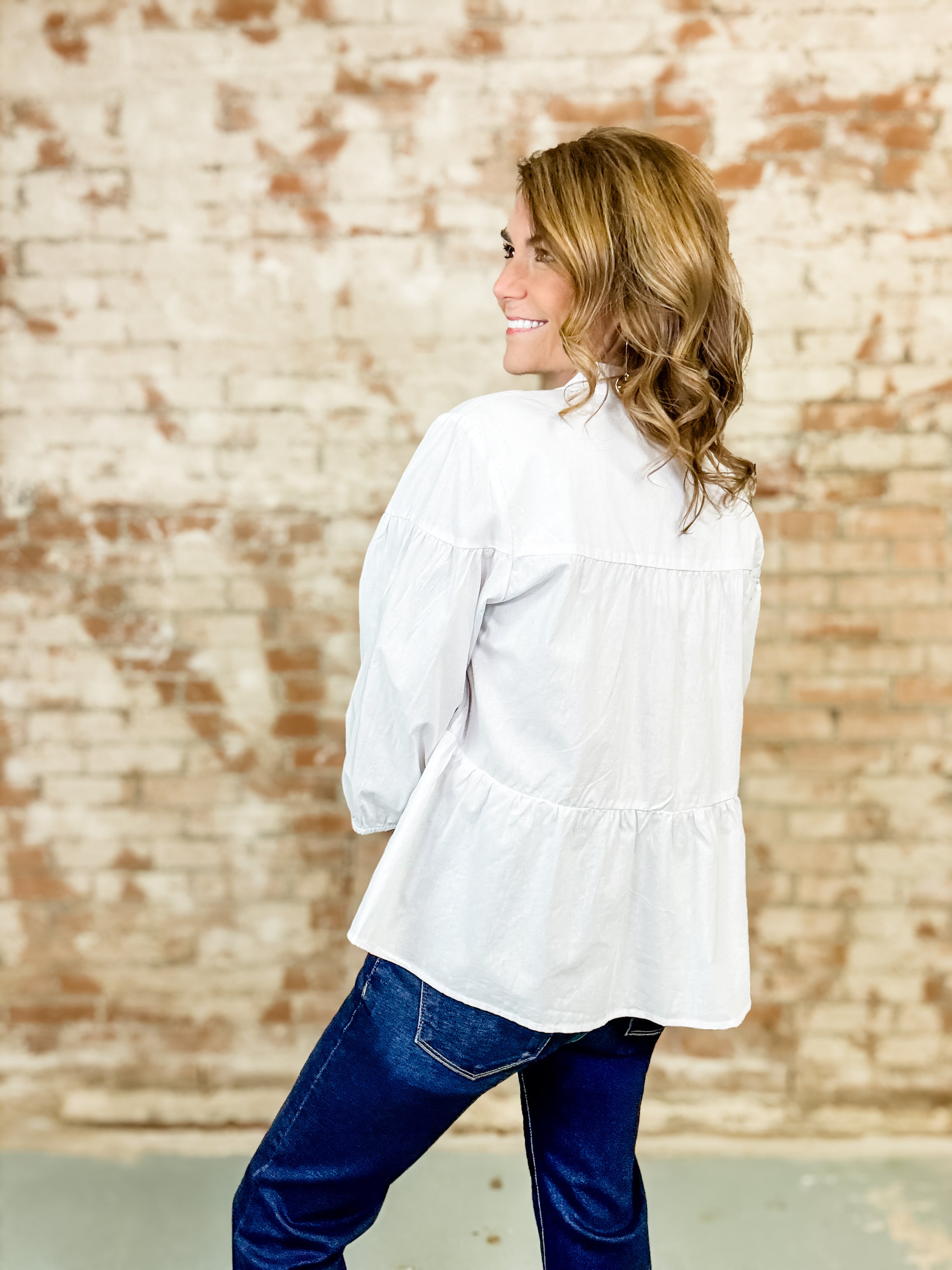 Kinley Ruffled Tier Top