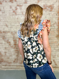 THML Alison Flutter Sleeve Top