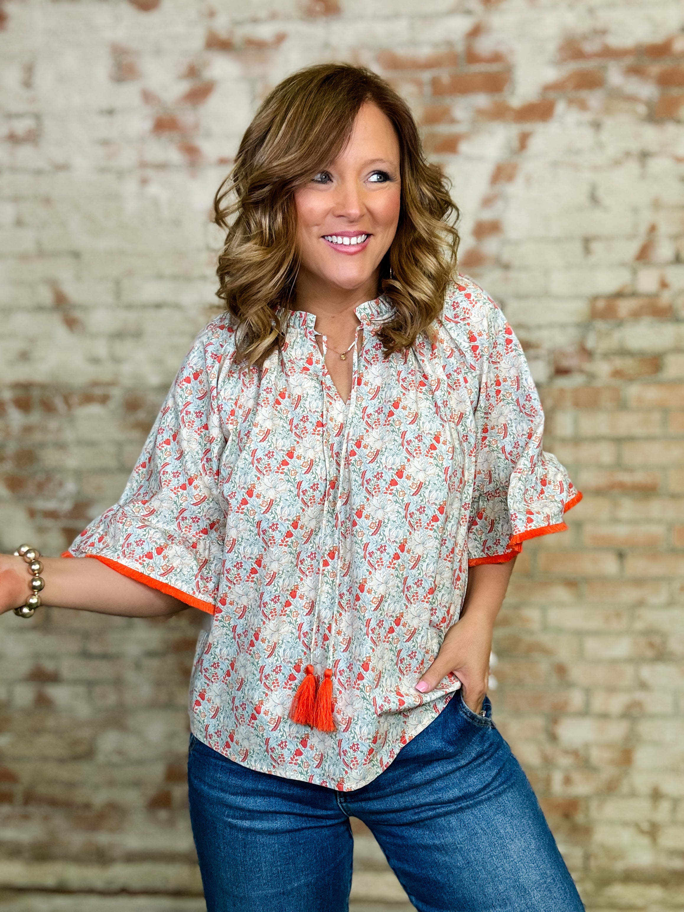 Marlene Floral Top