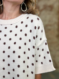 Holland Polka Dot Knit Top
