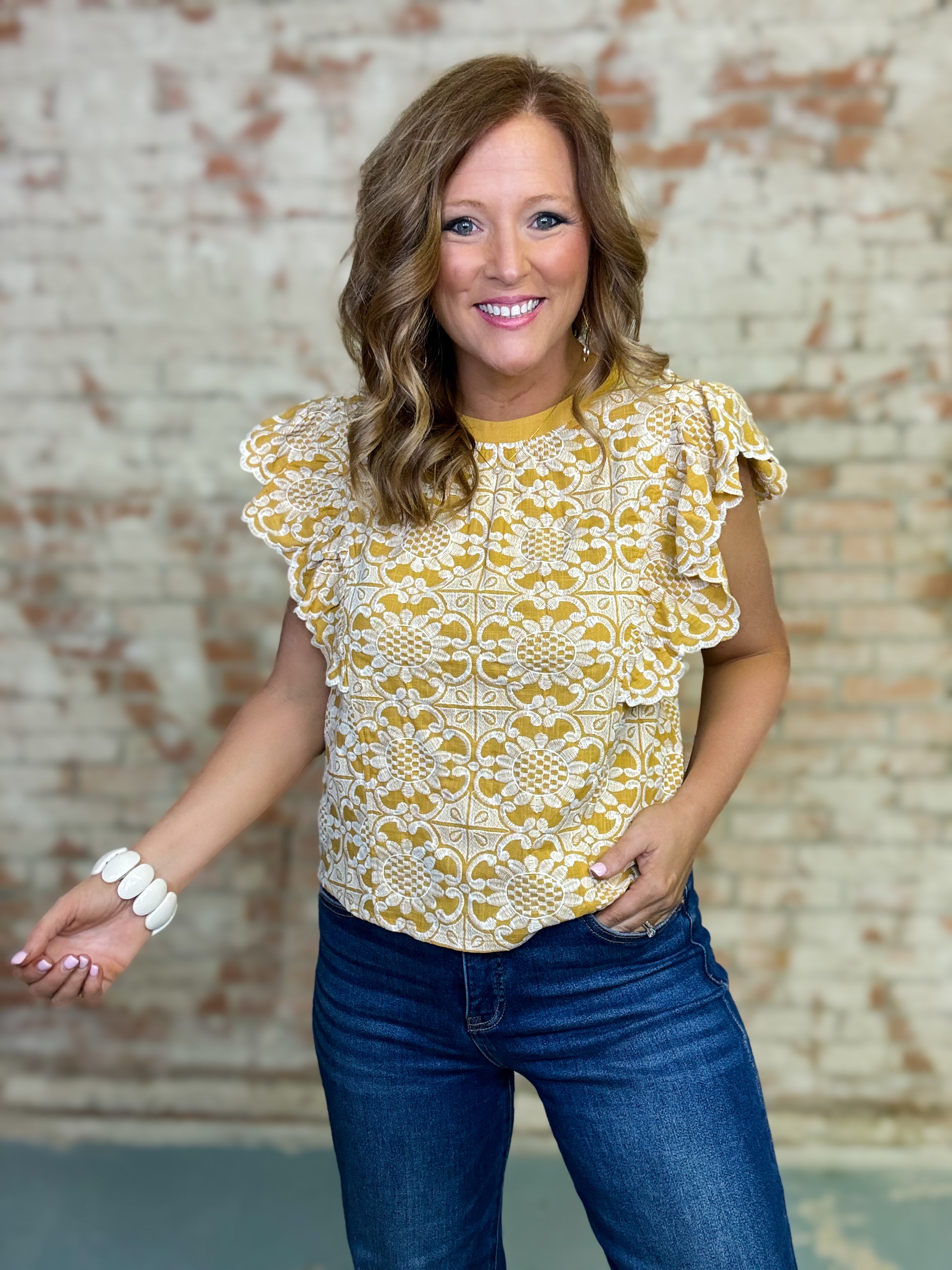 Tessah Embroidered Top
