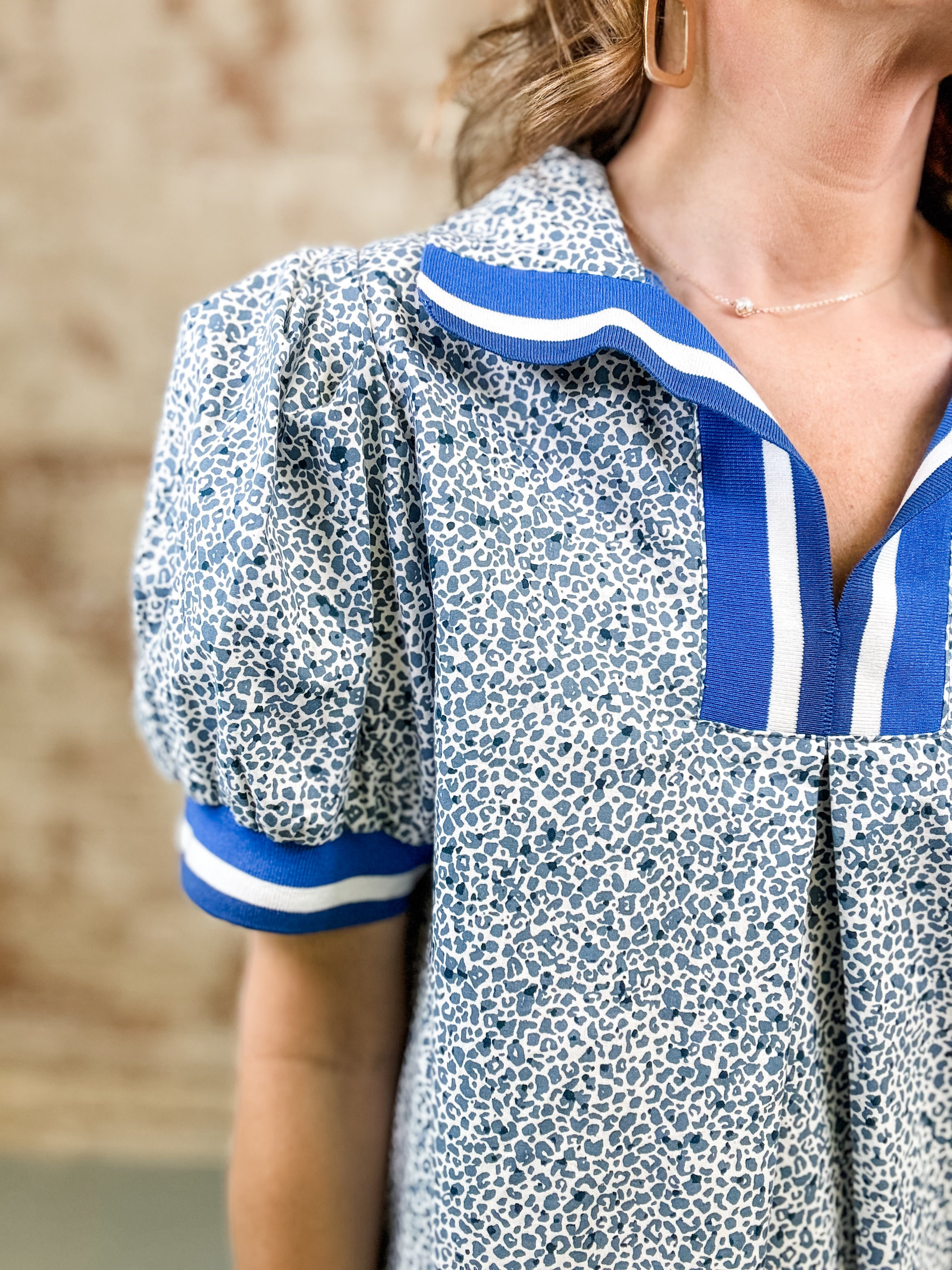 Henderson Blue Print Dress
