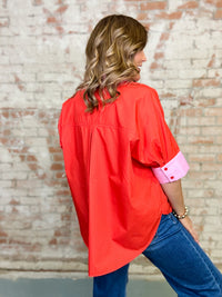Roland Button Down Top