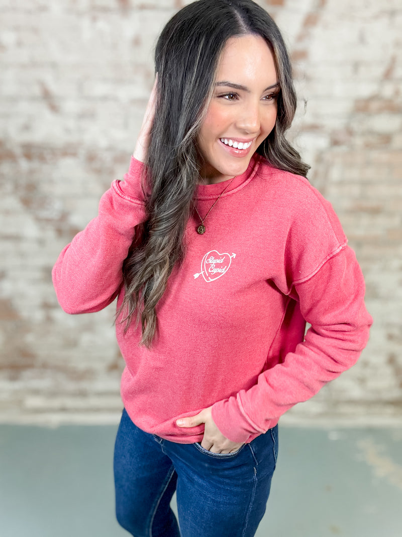 Stupid Cupid Sweatshirt