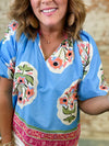 Kensie Floral Print Top