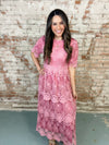 Trixie Lace Tiered Dress