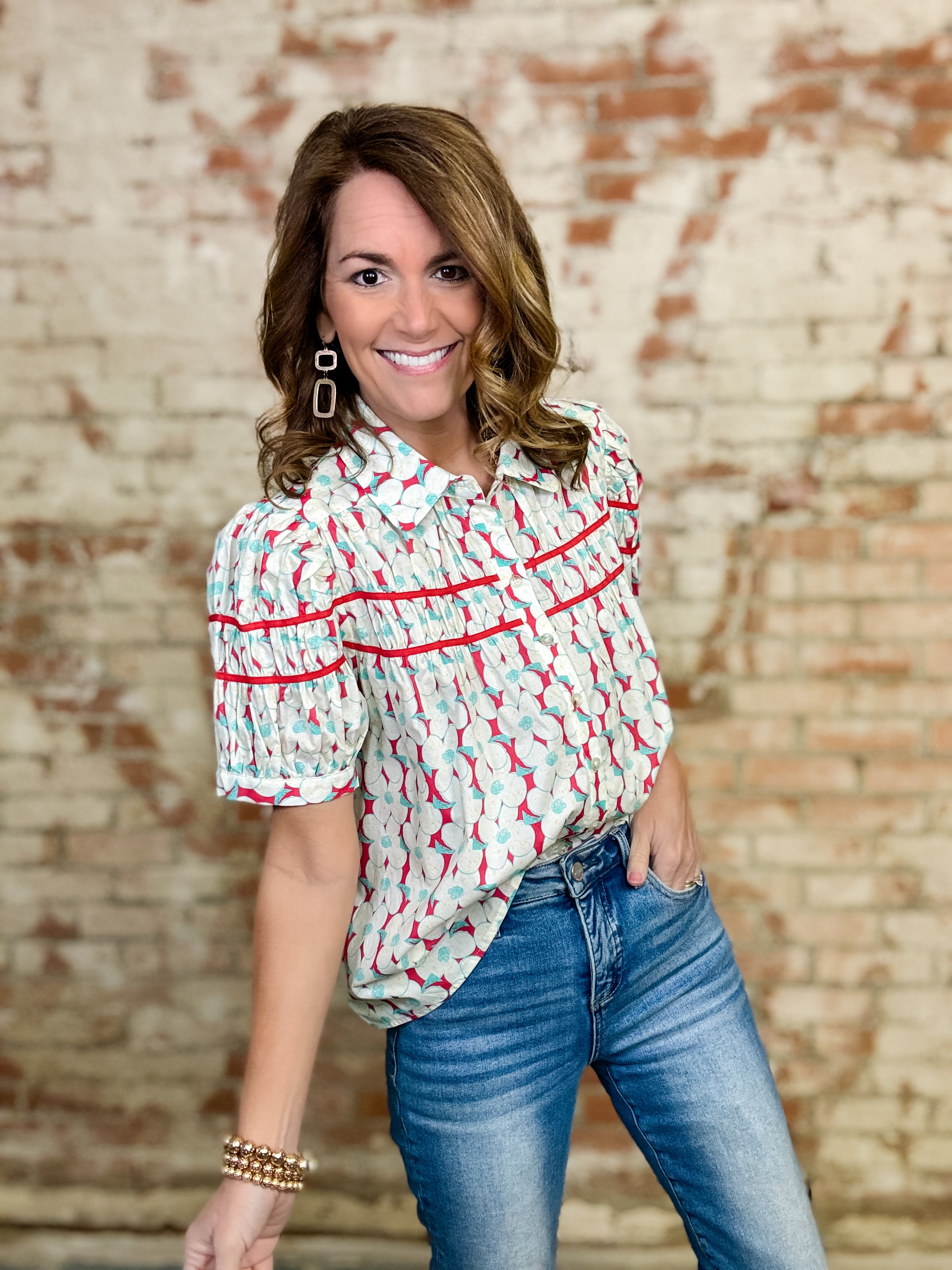 Marlee Button Down Top