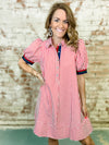 Sandra Stripe Shirt Dress