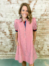 Sandra Stripe Shirt Dress
