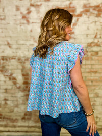 Sister Mary Farrah Floral Top