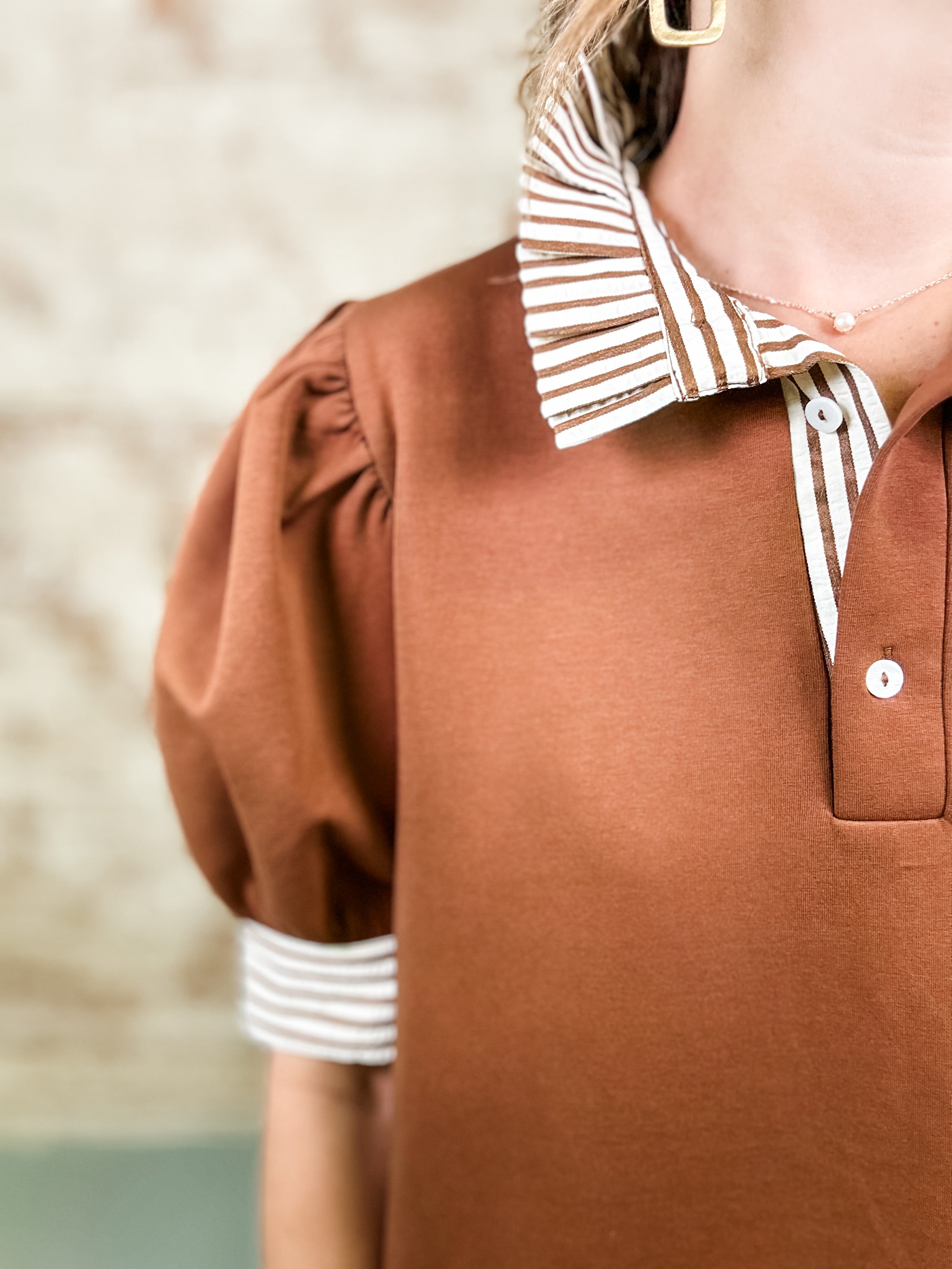 Corrigan Stripe Detail Dress