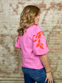 Kellan Embroidered Top