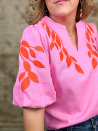 Kellan Embroidered Top