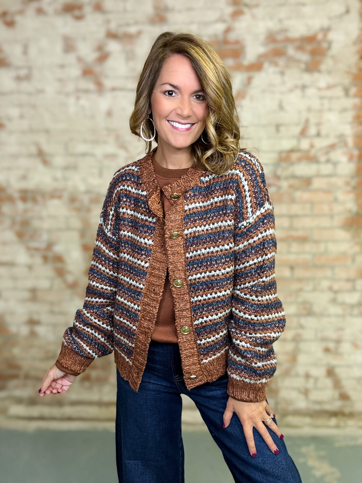 Larrae Crochet Knit Cardigan