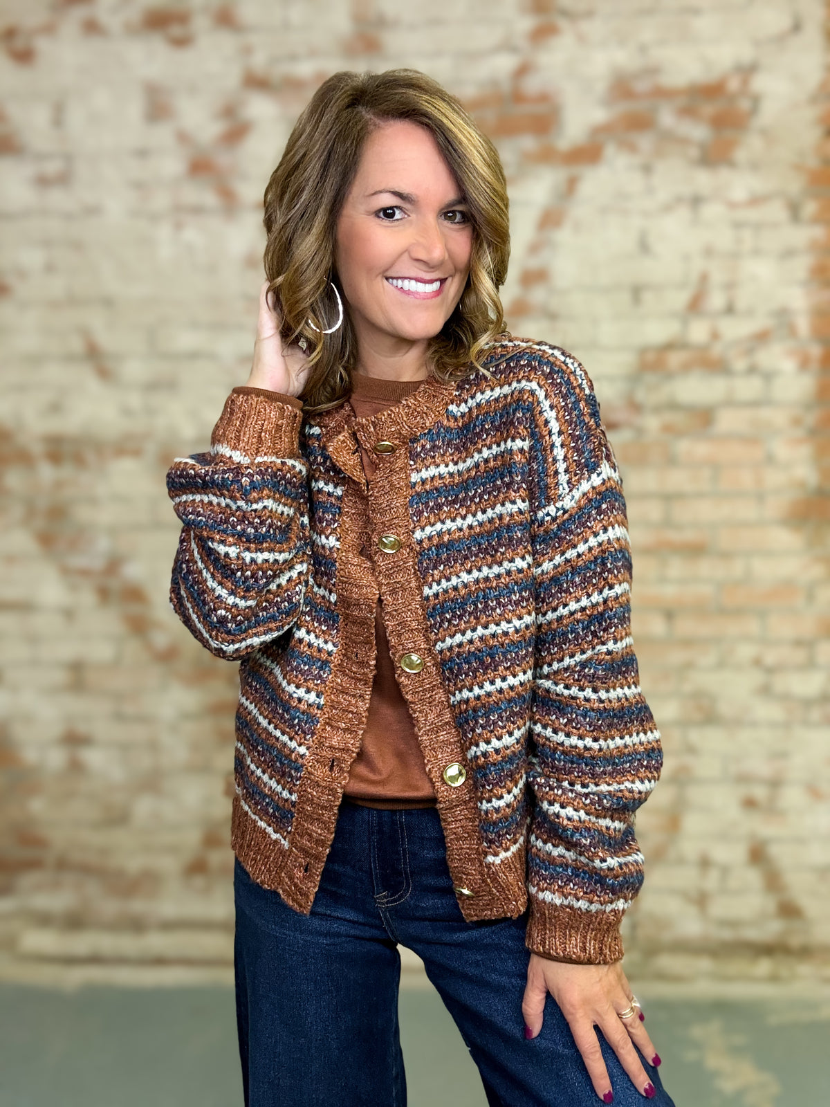 Larrae Crochet Knit Cardigan
