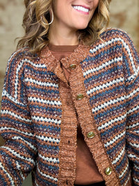 Larrae Crochet Knit Cardigan
