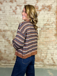 Larrae Crochet Knit Cardigan