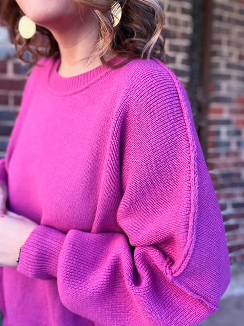 Orchid Oversized Knit Sweater