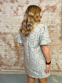 Brentley Jacquard Dress