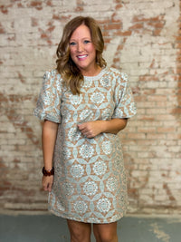 Brentley Jacquard Dress