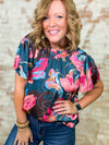 THML Sonia Floral Print Top