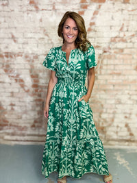Shantal Smocked Waist Dress