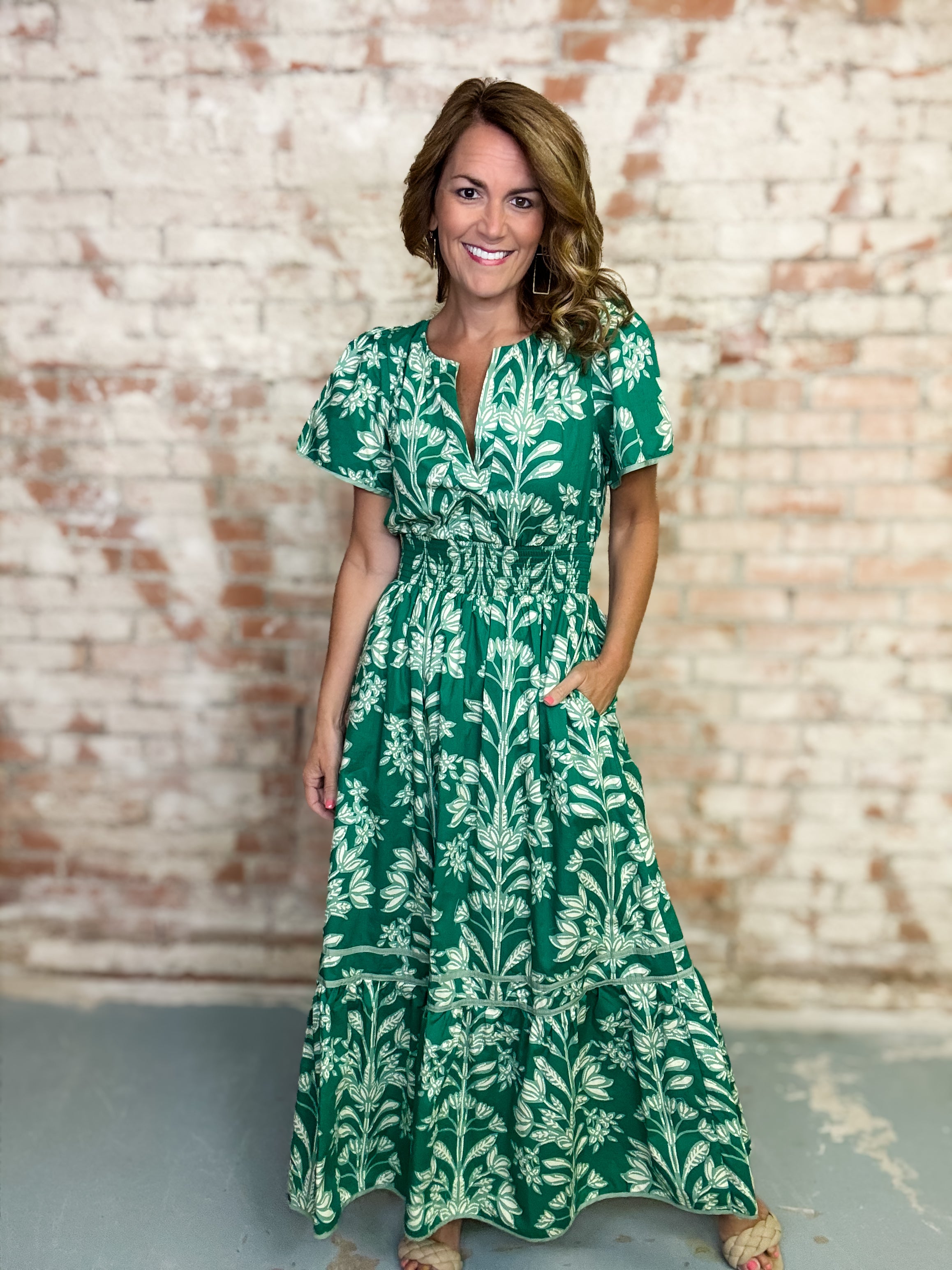 Shantal Smocked Waist Dress
